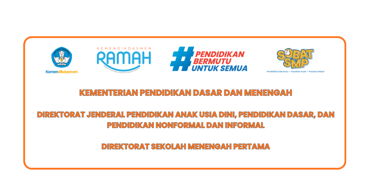 Halaman kredit Kementerian Pendidikan